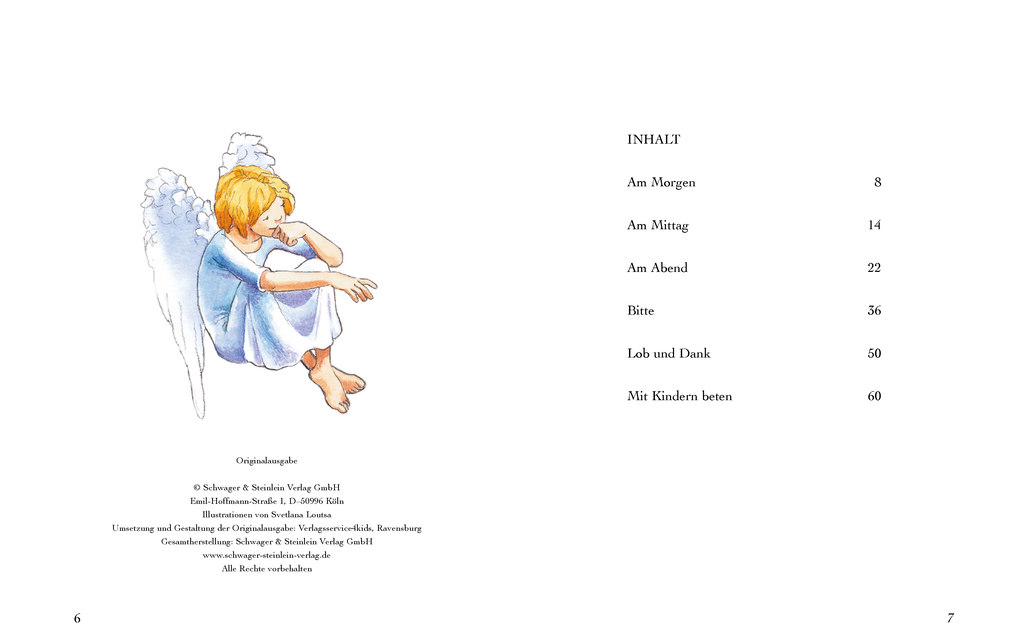 Weitere Ansicht: Die schönsten Kindergebete | Schwager & Steinlein Verlag