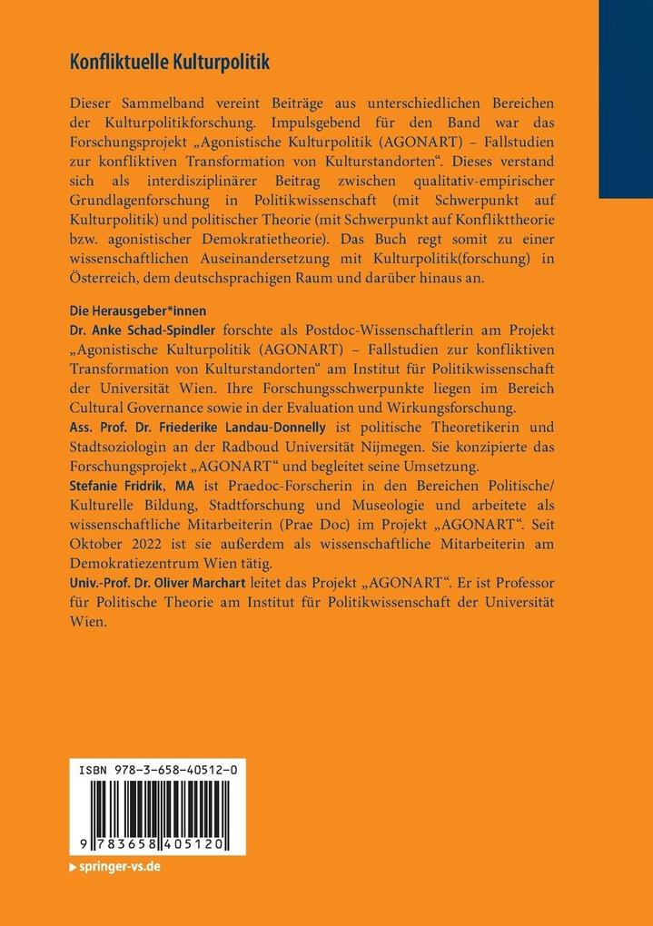 Weitere Ansicht: Konfliktuelle Kulturpolitik