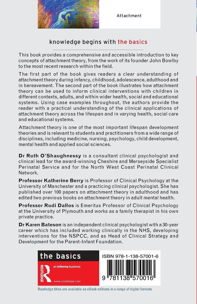 Weitere Ansicht: Attachment Theory | Ruth O'Shaughnessy, Rudi Dallos, Karen Bateson, Katherine Berry