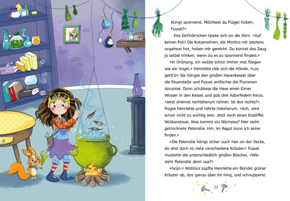 Weitere Ansicht: Henriette Huckepack - Puddingzauber im Hexengarten | Andrea Lienesch, Sabine Sauter