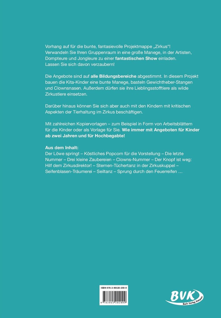 Weitere Ansicht: Kita aktiv Projektmappe Zirkus | Mareike Brombacher