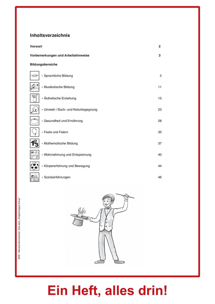 Weitere Ansicht: Kita aktiv Projektmappe Zirkus | Mareike Brombacher