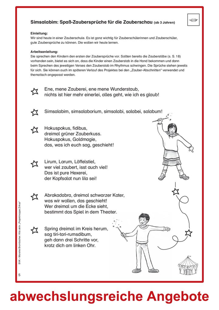 Weitere Ansicht: Kita aktiv Projektmappe Zirkus | Mareike Brombacher