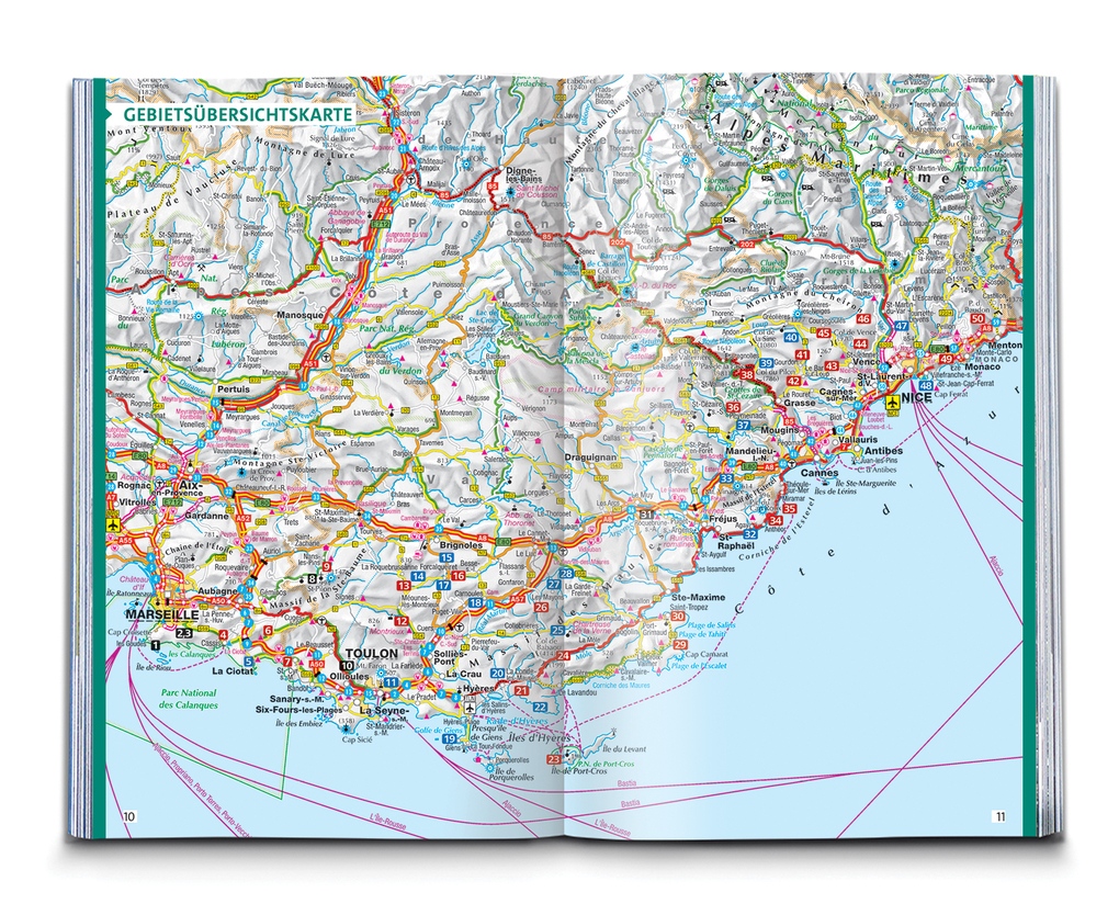 Weitere Ansicht: KOMPASS Wanderführer Côte d'Azur, Die schönsten Küsten- und Bergwanderungen, 50 Touren mit Extra-Tourenkarte | Astrid Sturm