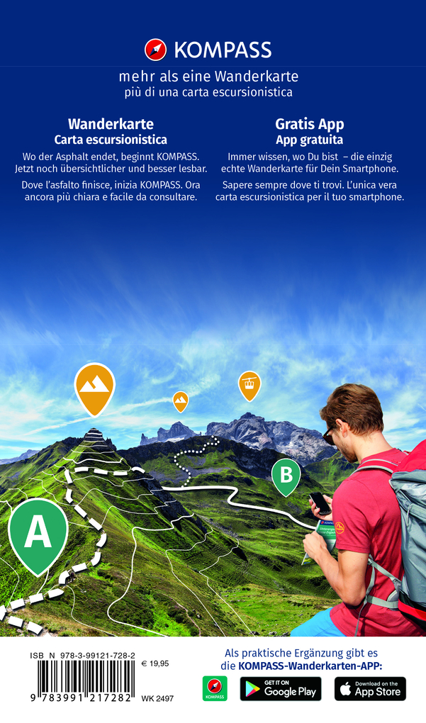 Weitere Ansicht: KOMPASS Wanderkarten-Set 2497 Sardinien Nord / Sardegna Nord (4 Karten) 1:50.000