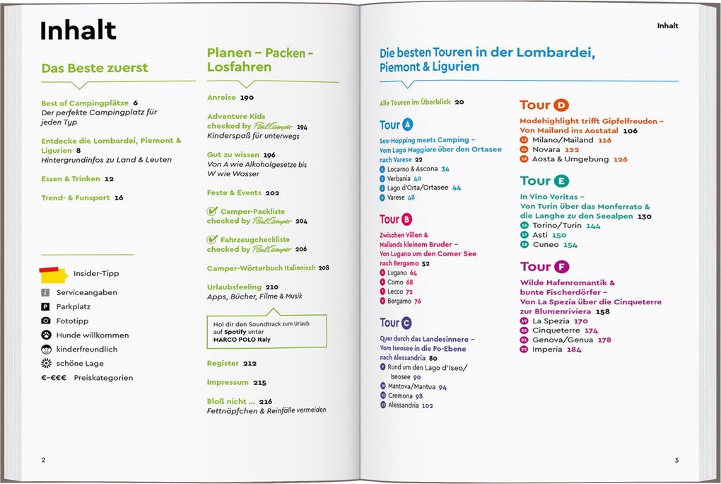 Weitere Ansicht: MARCO POLO Camper Guide Lombardei, Piemont & Ligurien | Anne Steinbach, Clemens Sehi