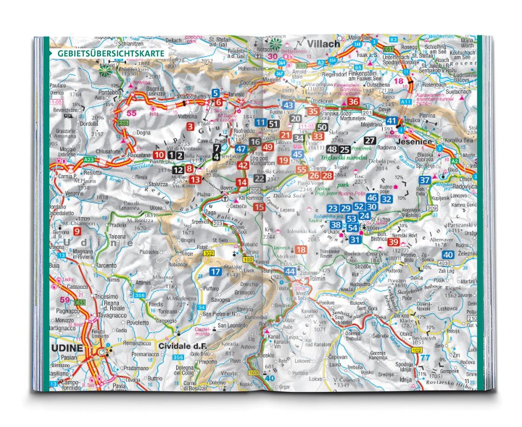 Weitere Ansicht: KOMPASS Wanderführer Julische Alpen, 55 Touren mit Extra-Tourenkarte | Boris Korencan