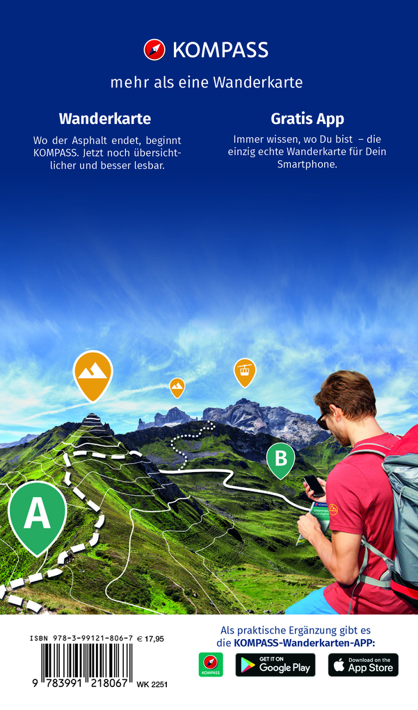 Weitere Ansicht: KOMPASS Wanderkarten-Set 2251 Korsika Süd. Mit Weitwanderweg GR20 / Corse du Sud. Avec Grande Randonnée GR20 (3 Karten) 1:50.000