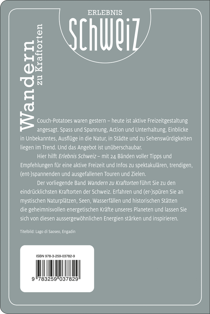 Weitere Ansicht: Kümmerly+Frey Erlebnis Schweiz Wandern zu Kraftorten - Wanderführer