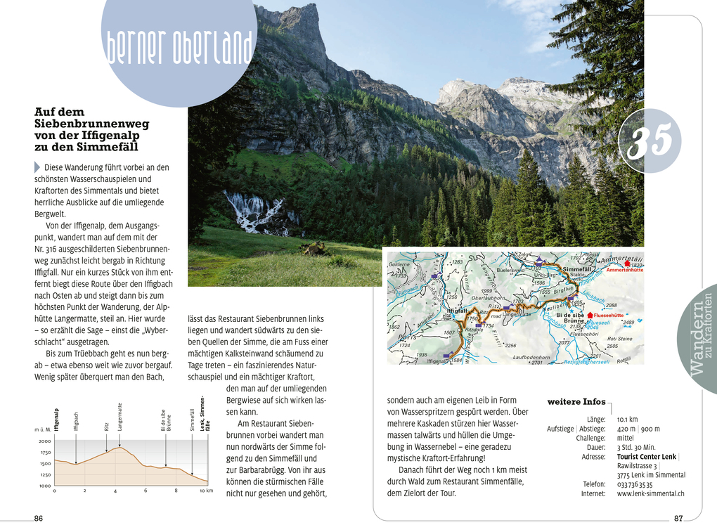 Weitere Ansicht: Kümmerly+Frey Erlebnis Schweiz Wandern zu Kraftorten - Wanderführer