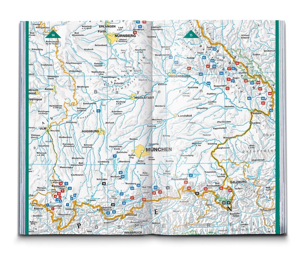 Weitere Ansicht: KOMPASS Wanderlust Bayern