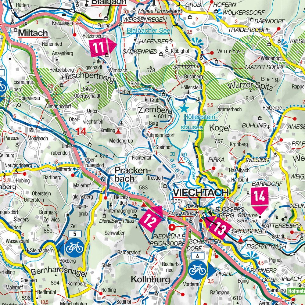 Weitere Ansicht: MARCO POLO Freizeitkarte 37 Bayerischer Wald 1:110.000