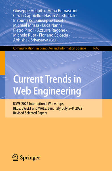Produktbild: Current Trends in Web Engineering