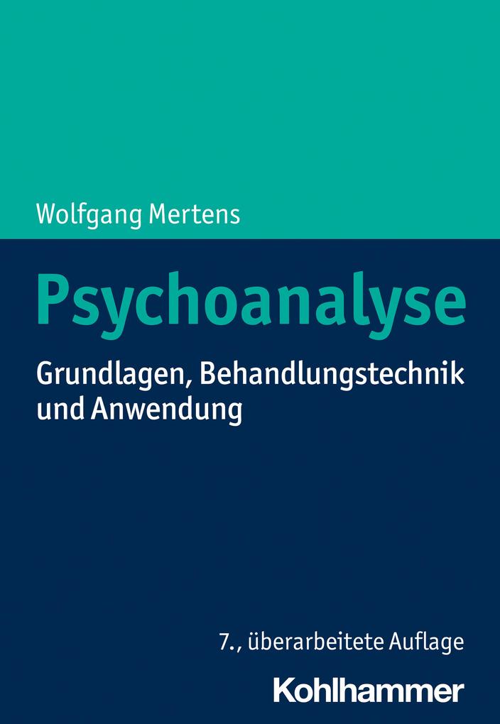 Produktbild: Psychoanalyse | Wolfgang Mertens
