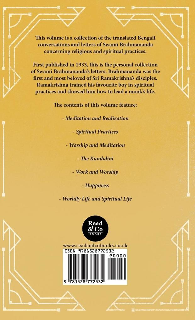 Weitere Ansicht: Spiritual Teachings | Swami Brahmananda