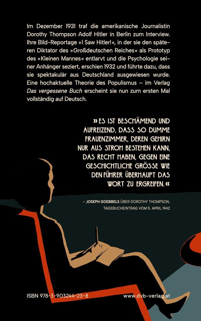 Weitere Ansicht: Ich traf Hitler! | Dorothy Thompson