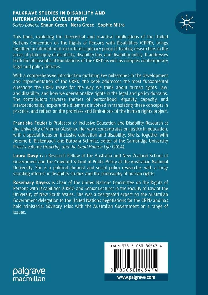 Weitere Ansicht: Disability Law and Human Rights