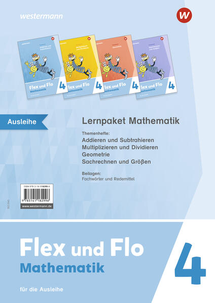 Produktbild: Flex und Flo 4. Lernpaket Mathematik. Für die Ausleihe