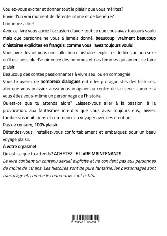 Weitere Ansicht: Histoires Érotiques Chaudes | Eva Rossi