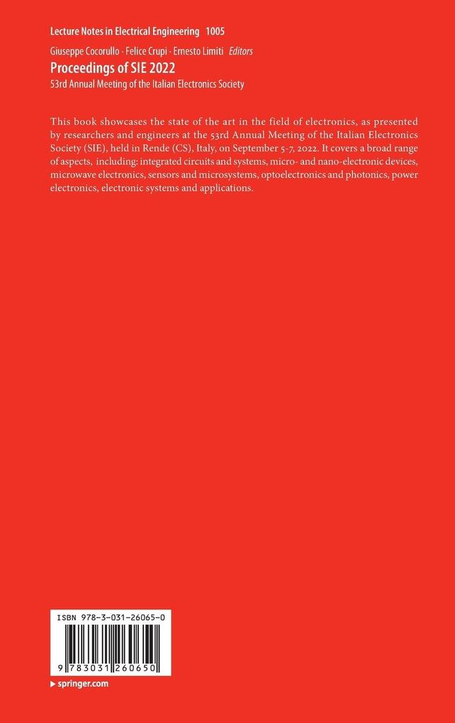 Weitere Ansicht: Proceedings of SIE 2022
