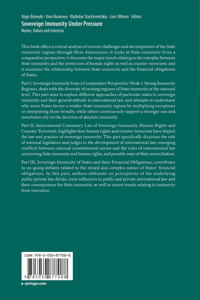 Weitere Ansicht: Sovereign Immunity Under Pressure