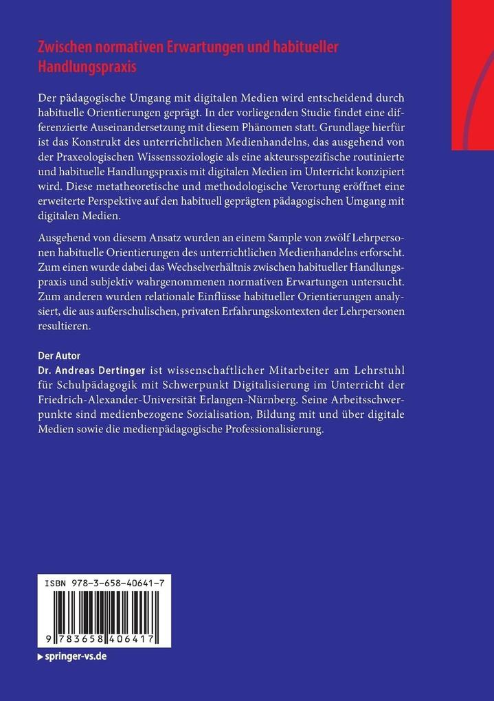 Weitere Ansicht: Zwischen normativen Erwartungen und habitueller Handlungspraxis | Andreas Dertinger