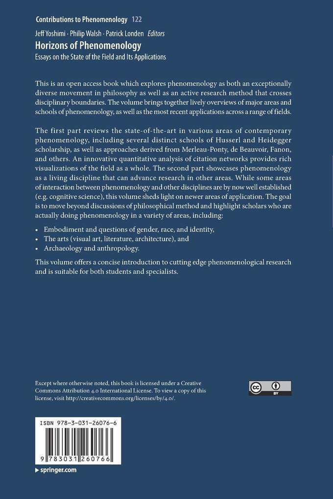 Weitere Ansicht: Horizons of Phenomenology