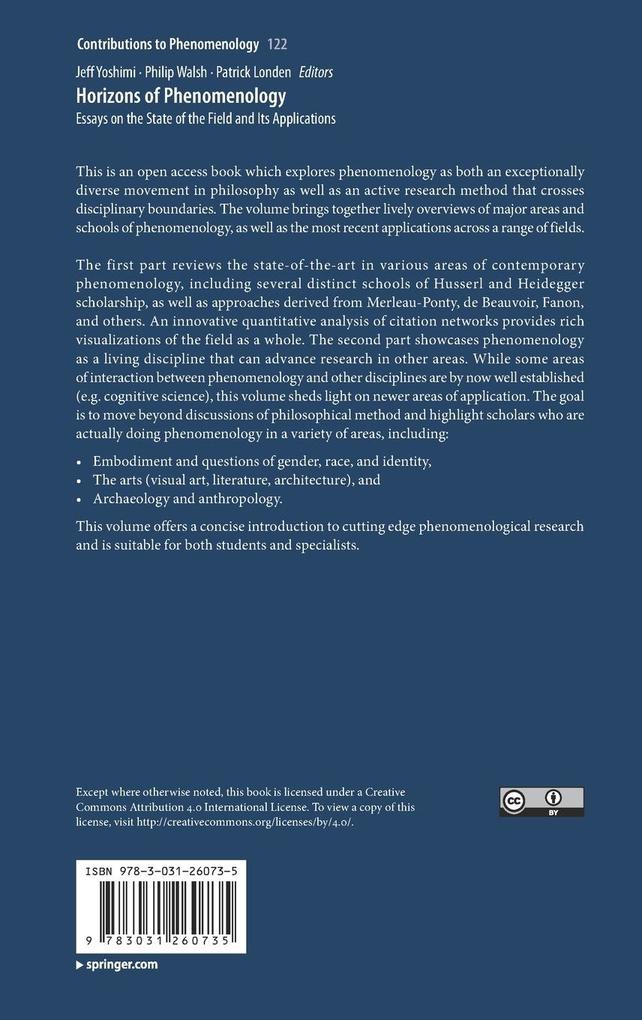 Weitere Ansicht: Horizons of Phenomenology