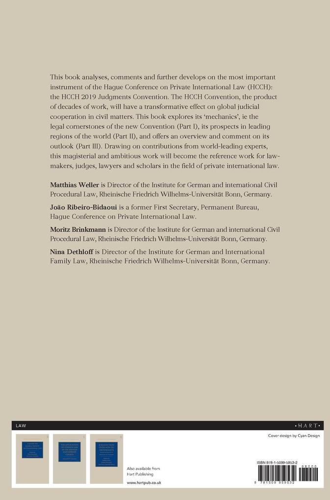 Weitere Ansicht: Hcch 2019 Judgments Convention | Matthias Weller