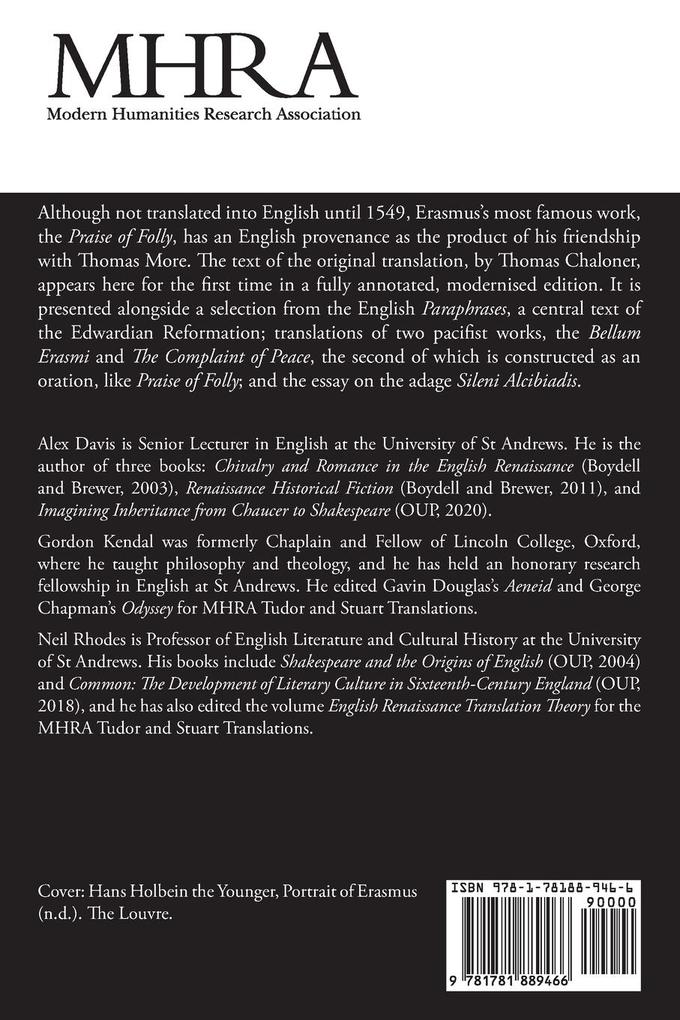 Weitere Ansicht: Erasmus in English, 1523-1584