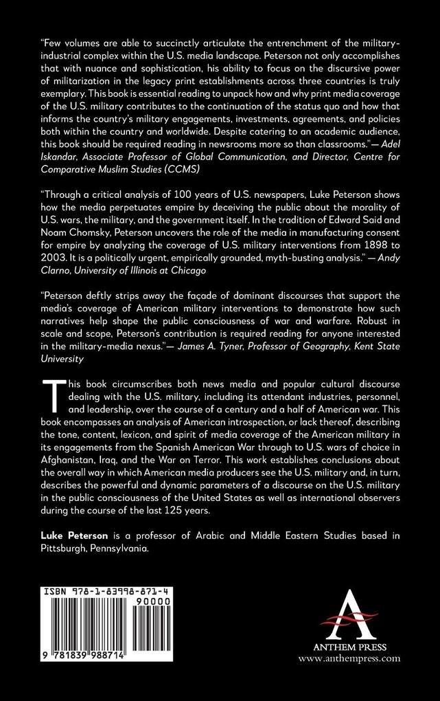 Weitere Ansicht: The U.S. Military in the Print News Media | Luke Peterson