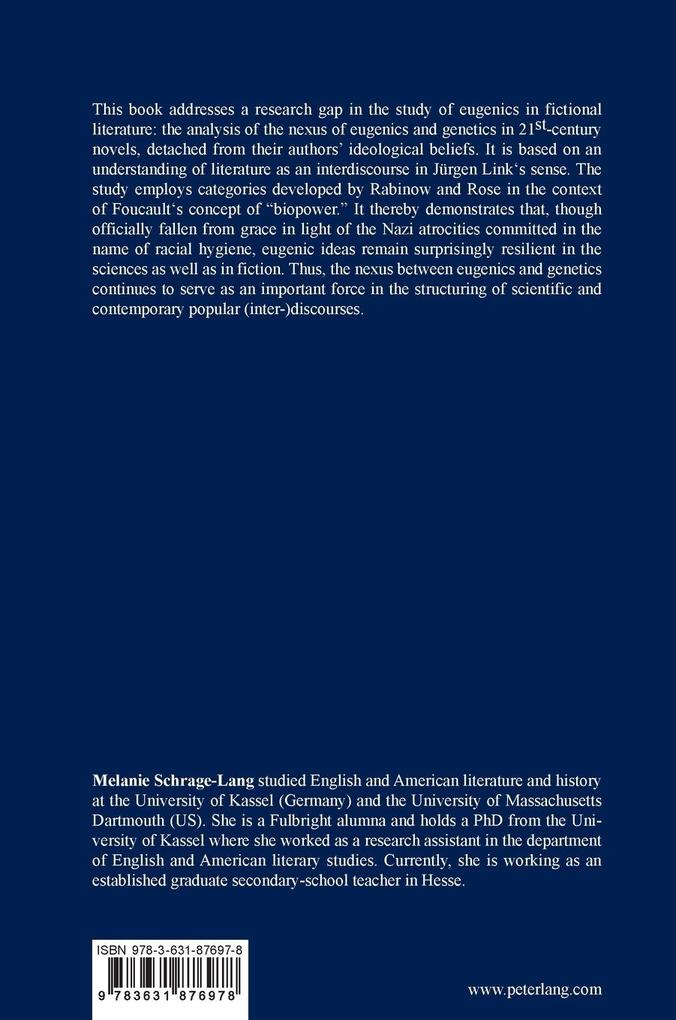 Weitere Ansicht: The Eugenetic Imagination | Melanie Schrage-Lang