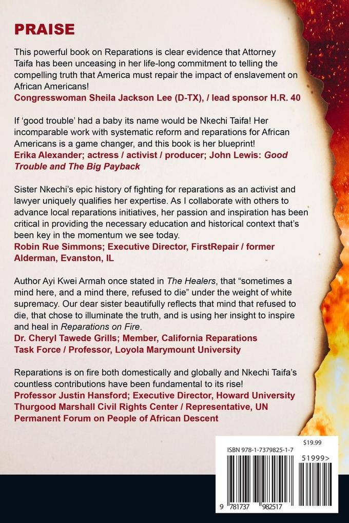 Weitere Ansicht: Reparations on Fire | Nkechi Taifa