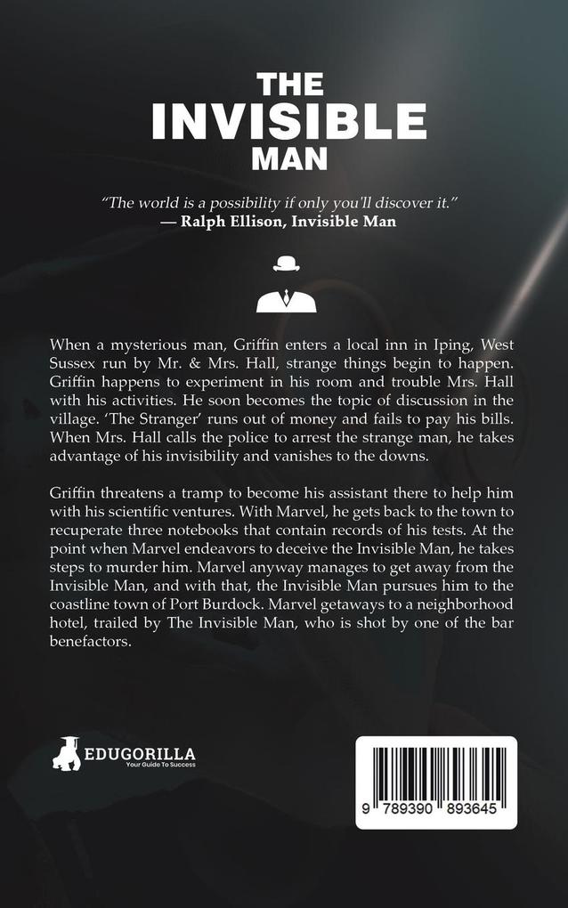 Weitere Ansicht: The Invisible Man | Hg Wells