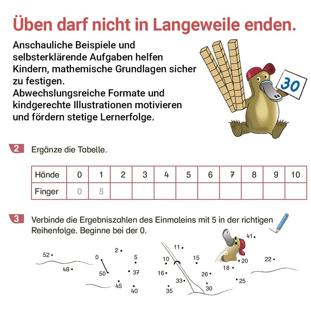 Weitere Ansicht: Rechnen mit Rico Schnabel Klasse 2, Heft 2 - Selbstständig das Multiplizieren und Dividieren trainieren | Wiebke Meyer, Thomas Laubis