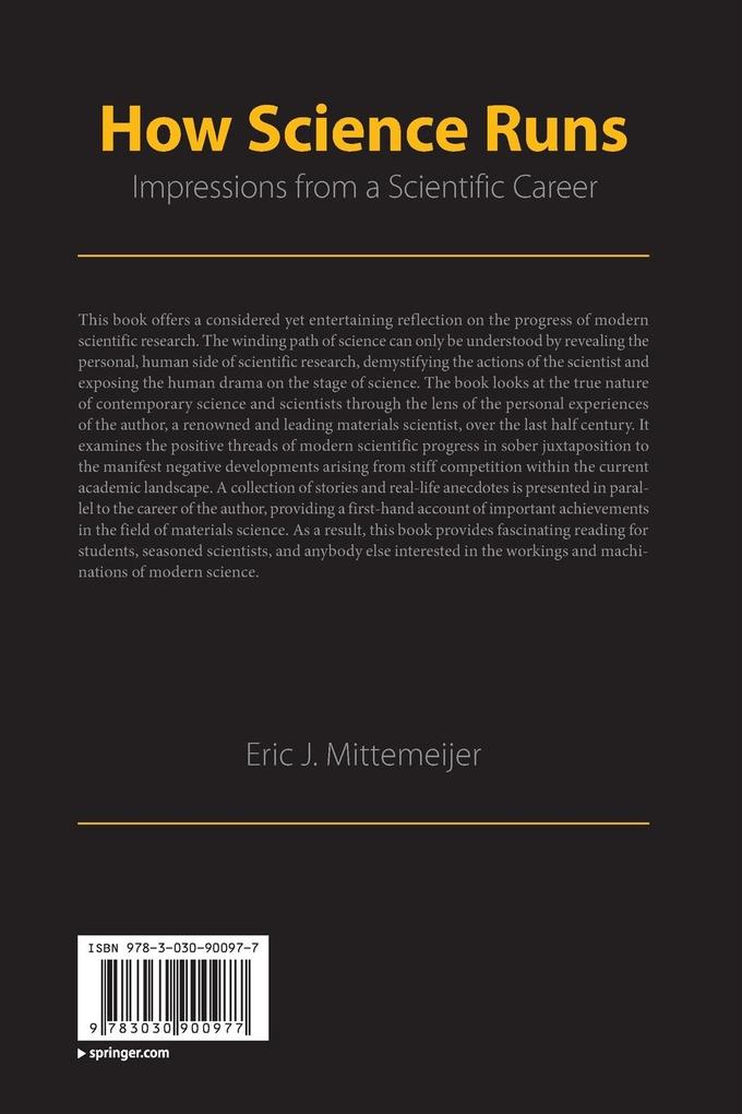 Weitere Ansicht: How Science Runs | Eric J. Mittemeijer