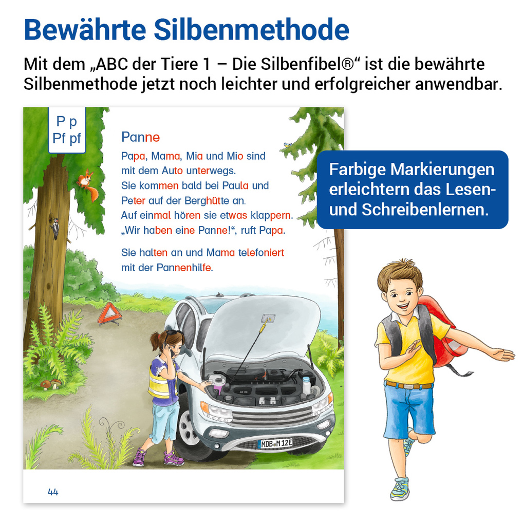 Weitere Ansicht: ABC der Tiere 1 Neubearbeitung - Die Silbenfibel® | Klaus Kuhn, Mareike Hahn, Kerstin Mrowka-Nienstedt