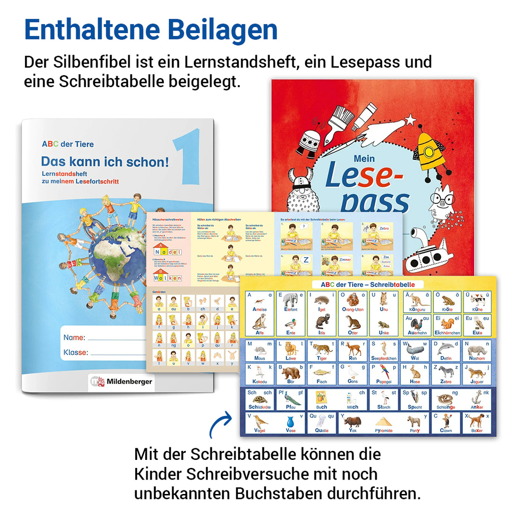 Weitere Ansicht: ABC der Tiere 1 Neubearbeitung - Die Silbenfibel® | Klaus Kuhn, Mareike Hahn, Kerstin Mrowka-Nienstedt