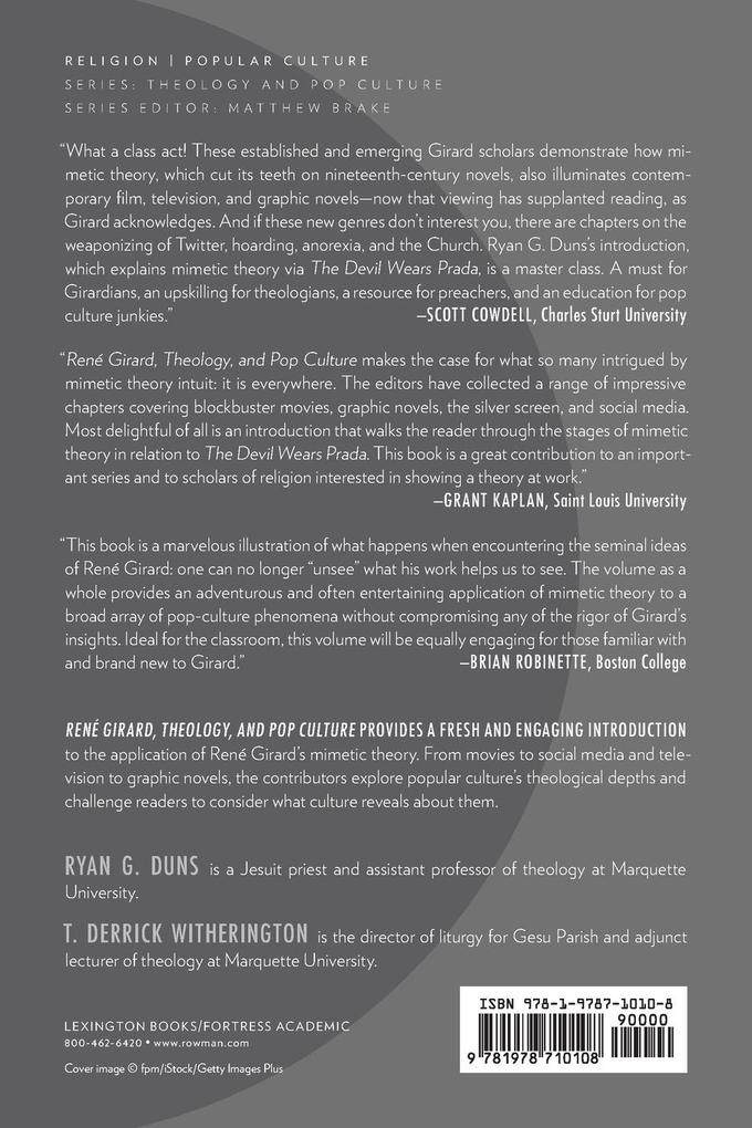 Weitere Ansicht: René Girard, Theology, and Pop Culture