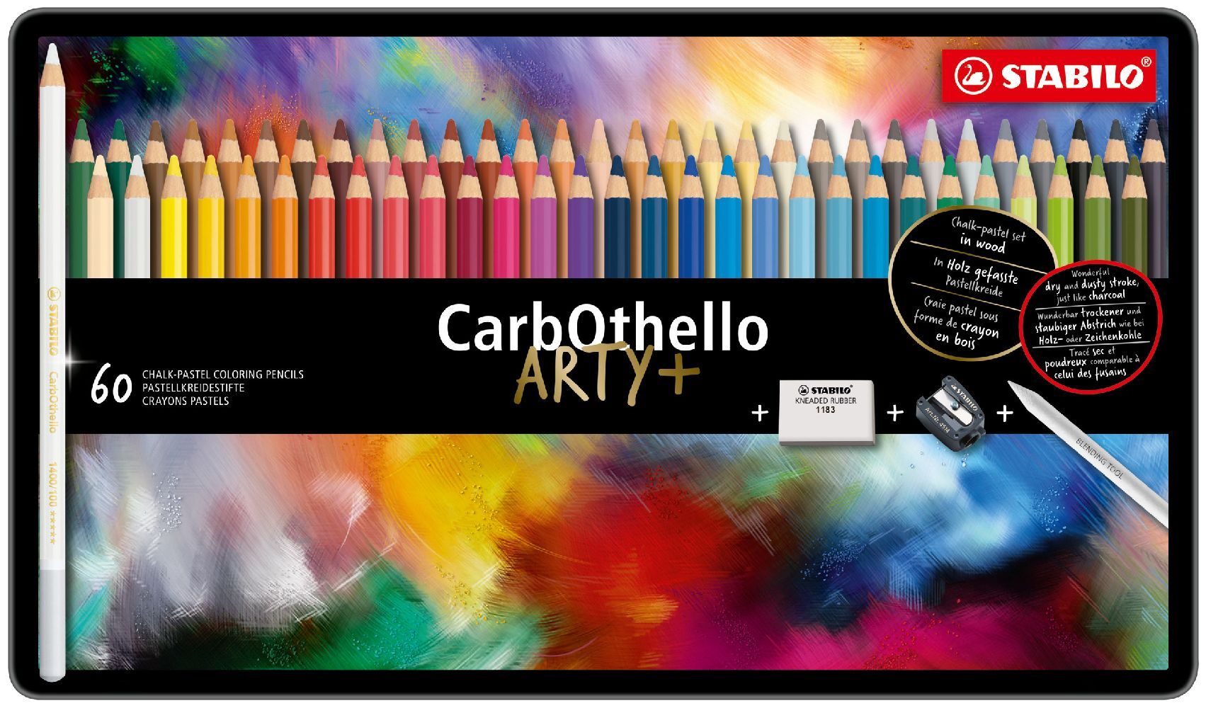 Produktbild: STABILO Kreidestift Pastell CarbOthello 60er Set