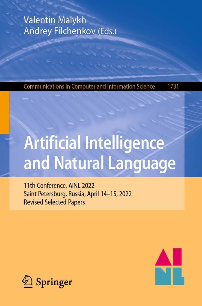 Produktbild: Artificial Intelligence and Natural Language