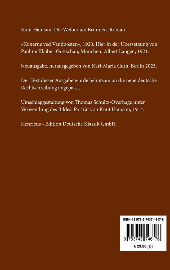 Weitere Ansicht: Die Weiber am Brunnen | Knut Hamsun