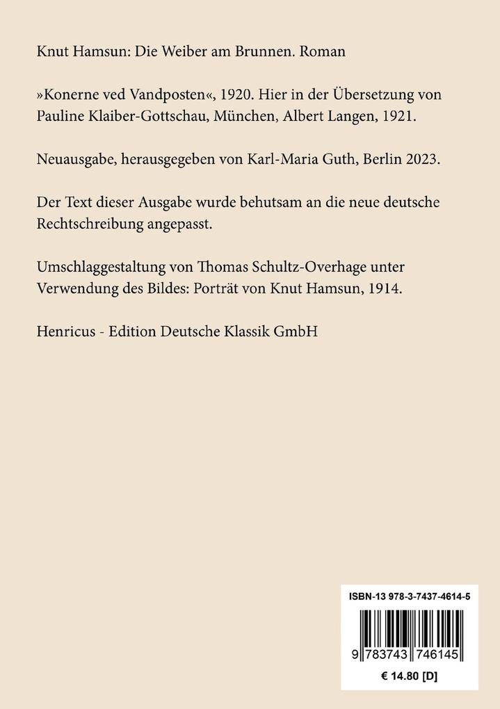 Weitere Ansicht: Die Weiber am Brunnen | Knut Hamsun