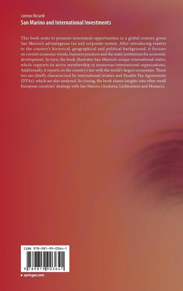 Weitere Ansicht: San Marino and International Investments | Lorenzo Riccardi