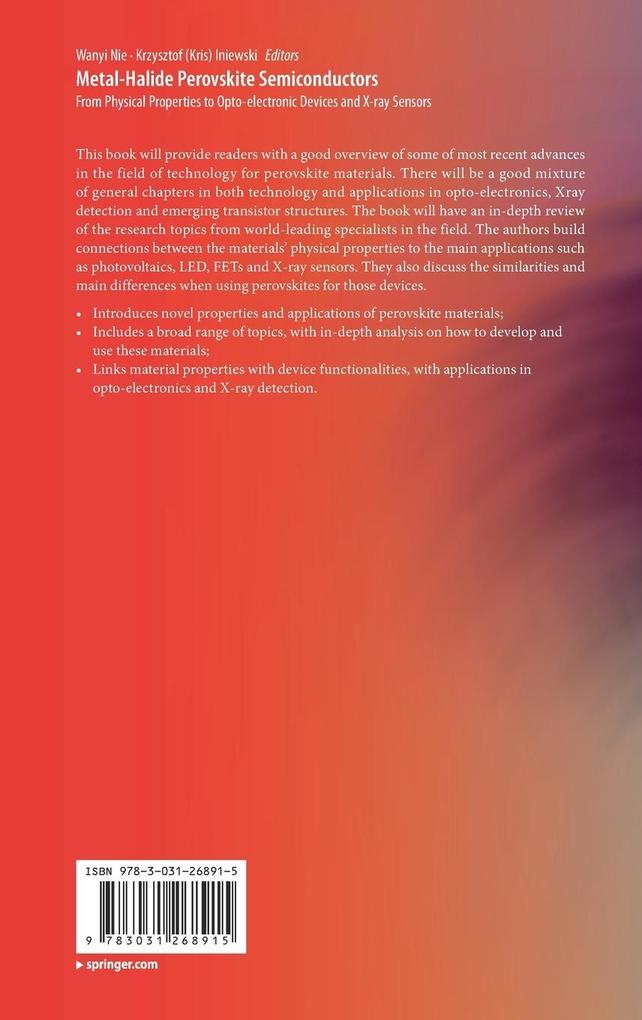 Weitere Ansicht: Metal-Halide Perovskite Semiconductors