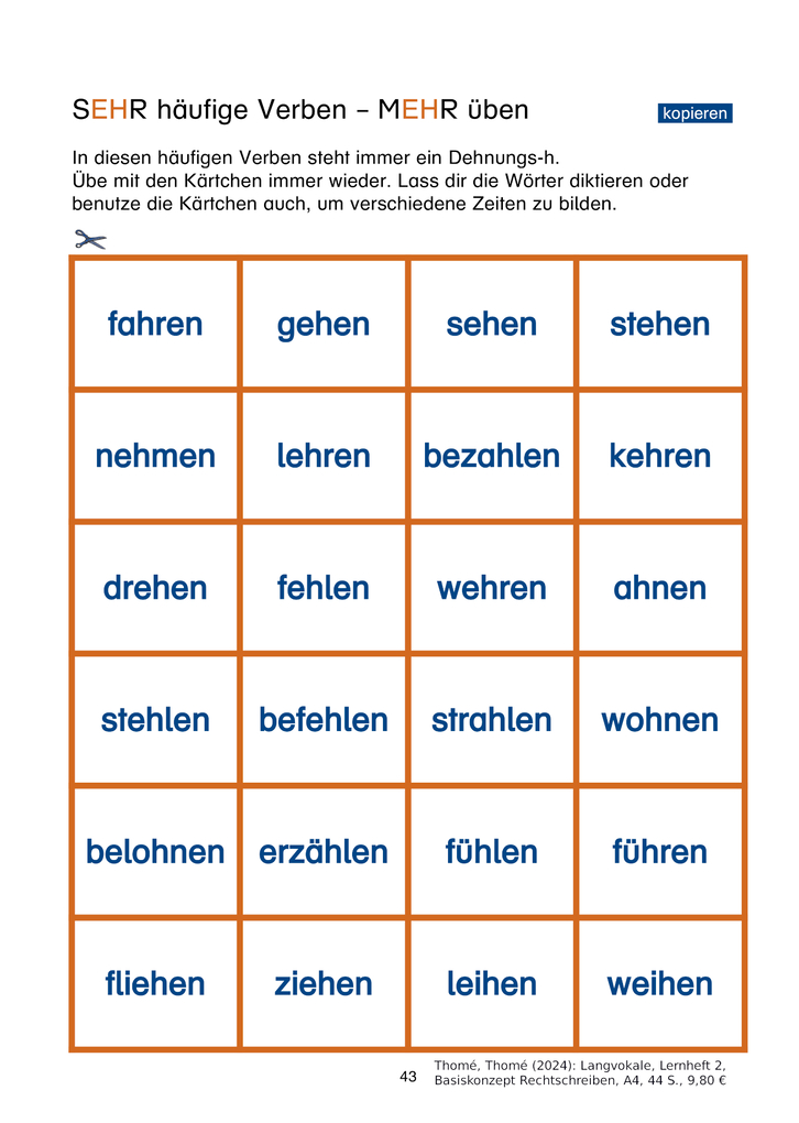 Weitere Ansicht: Langvokale | Günther Thomé, Dorothea Thomé