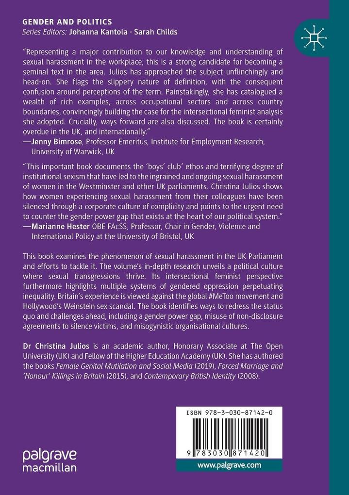 Weitere Ansicht: Sexual Harassment in the UK Parliament | Christina Julios