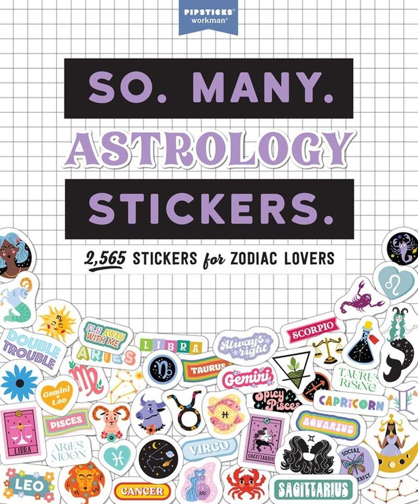 Produktbild: So. Many. Astrology Stickers.