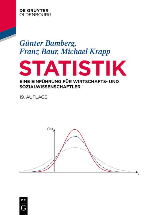Produktbild: Statistik | Günter Bamberg, Franz Baur, Michael Krapp
