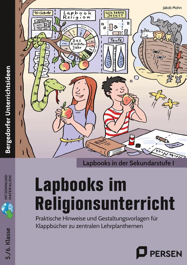 Produktbild: Lapbooks im Religionsunterricht - 5./6. Klasse | Jakob Mohn